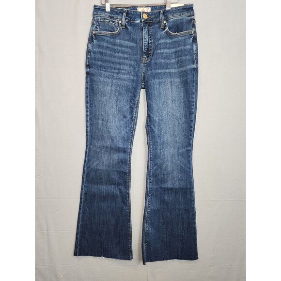 NWT Kut From The Kloth Womens Blue High Rise Ana Fab Ab Flare Jeans Size 8 - Picture 2 of 9